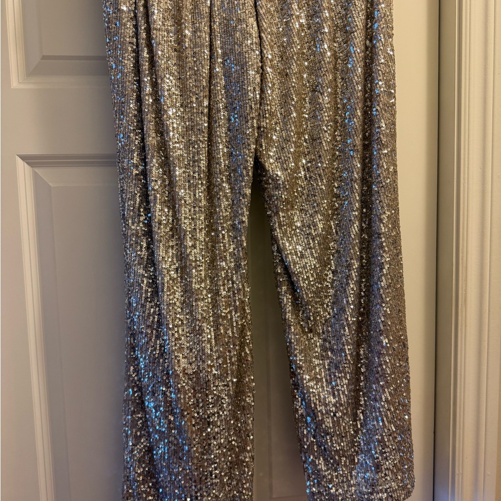 Gold Sequin Pants